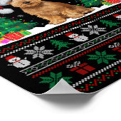 Weich überzogenes Wheaten Terrier Dog Xmas Tree Li Poster (Ecke)