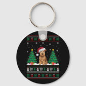 Weich überzogenes Wheaten Terrier Dog Xmas Tree Li Schlüsselanhänger (Vorderseite)