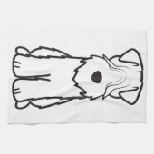 Weich überzogenes Wheaten Terrier Handtuch (Horizontal)