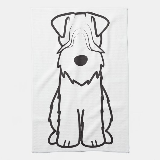 Weich überzogenes Wheaten Terrier Handtuch (Vertikal)