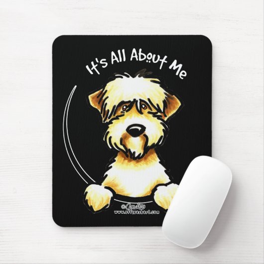 Weich überzogenes Wheaten Terrier IAAM Mousepad (Mit Mouse)