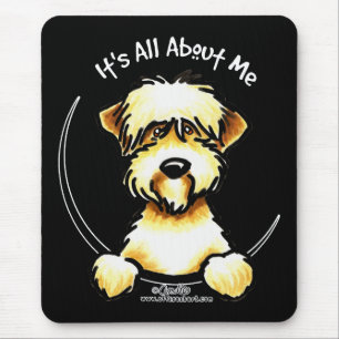 Weich überzogenes Wheaten Terrier IAAM Mousepad
