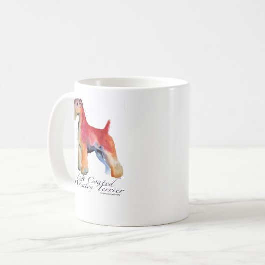Weich überzogenes Wheaten Terrier Kaffeetasse (Vorderseite Links)