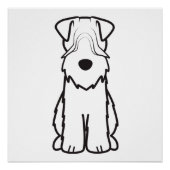 Weich überzogenes Wheaten Terrier Poster (Vorderseite)