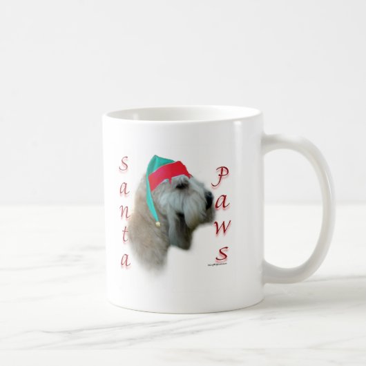 Weich überzogenes Wheaten Terrier Santa Paws Kaffeetasse (Rechts)