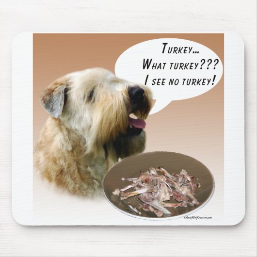 Weich überzogenes Wheaten Terrier Türkei Mousepad (Vorne)