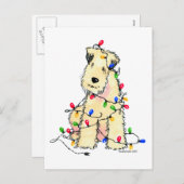 Weich überzogenes Wheaten Terrier - Weihnachten (Vorne/Hinten)