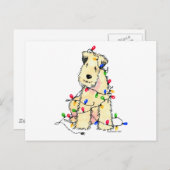Weich überzogenes Wheaten Terrier - Weihnachten (Vorne/Hinten)