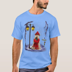 Weich überzogenes Wheaten Terrier Weihnachtsfest W T-Shirt