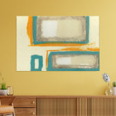 Weich und kühl Rothko Inspiriert Abstrakt signiert Leinwanddruck (Insitu (Wohnzimmer))
