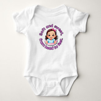 Weich und süß von Kopf bis Fuß Baby Kleidung. Strampler