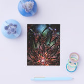 Weich und Zärtlichkeit Fraktal Fantasy Blume invit Flyer (Einzeln)