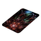 Weich und Zärtlichkeit Fraktal Fantasy Blume invit Magnet (Linke Seite)