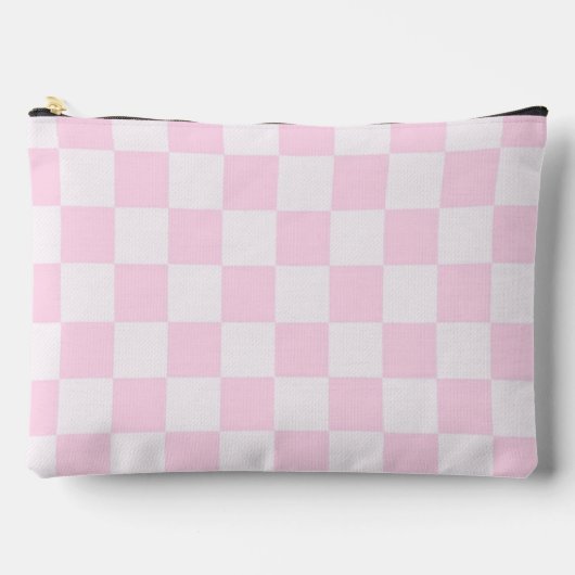 Weich-Weibchen-Pink-Schachtel Zubehörtasche (Vorderseite)