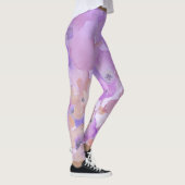 *~* weich weibliches mit BlumenAquarell Ombre Leggings (Rechts)