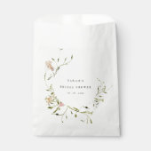 Weich-Weiden-Blumenkraut-Brautparty Geschenktütchen (Vorderseite)