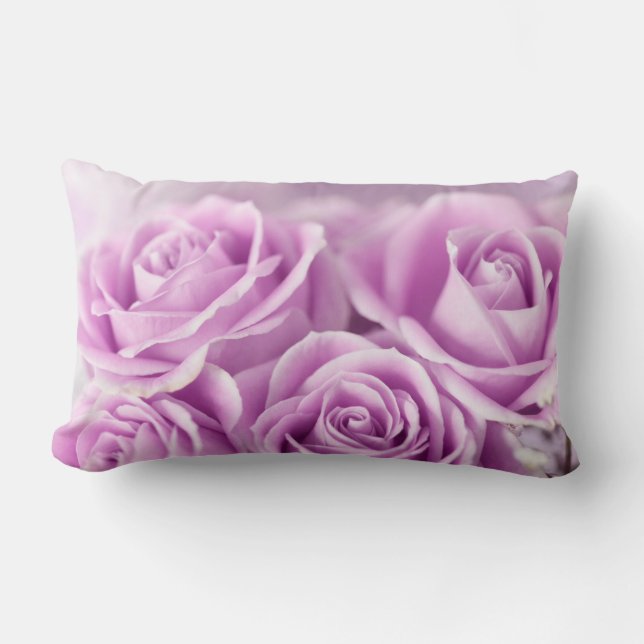 Weich zart… Lavendel Lendenkissen (Vorderseite)