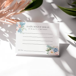 WEICHBLAU PINK BLUME BRAUTPARTY DATUM NACHT EINLADUNG