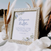 Weichblauer Florentaucher-Raffel Poster