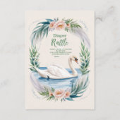 Weichblüte Schwanenschwanz-Diapper-Raffle Begleitkarte (Vorderseite)