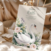 Weichblüte Schwanenschwanz-Diapper-Raffle Begleitkarte