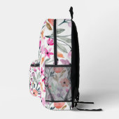 Weichblütenmuster-Blume Bedruckter Rucksack (Rechts)