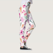 Weichblütenmuster-Blume Leggings (Rechts)