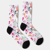 Weichblütenmuster-Blume Socken (Rechts)