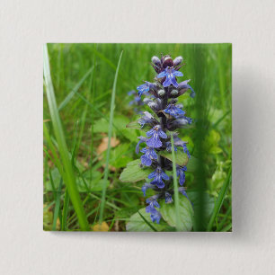 Weichdeckel Violet Wilde Blume Button