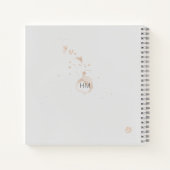 Weiche Abstrakte Aquarellformen Personalisiert Notizblock (Rückseite)