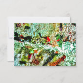 Weiche, abstrakte Einladung, abstrakter Charme Einladung (Vorderseite)