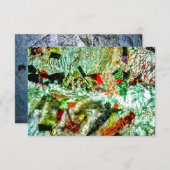 Weiche, abstrakte Einladung, abstrakter Charme Einladung (Vorne/Hinten)