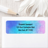 Weiche Abstrakte Wasserfarben in Rosa Lila und Bla (Insitu)