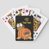 Weiche alte Eule-Deck-Standardspielkarten Spielkarten (Rückseite)