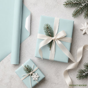 Weiche Aqua-Mint-Verpackungspapierrolle Geschenkpapier