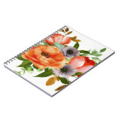 Weiche Aquarell-Blume Notizblock (Linke Seite)
