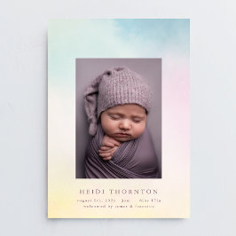 Weiche Aquarellbinde-Foto Ankündigung