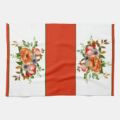 Weiche Aquarellfarbe Blumen Küchentücher (Horizontal)