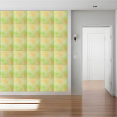 Weiche Aquarellfarben - Grüne und gelbe Keramik Fliese