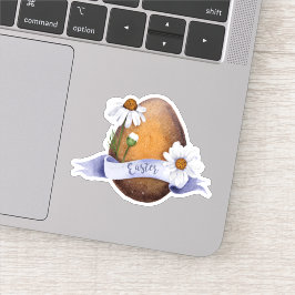 Weiche Aquarellfarben Ostereier Vinyl Sticker
