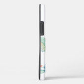 Weiche Aquarellpastellfarben blühende Kakteen Case-Mate iPhone Hülle (Rückseite / Rechts)