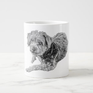 Weiche Augen, sanftes Soul Jumbo-Tasse