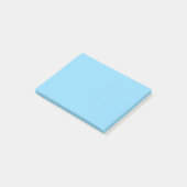 Weiche Baby-Blau-Post-it-Notes für Notizen und Eri (angewinkelt)