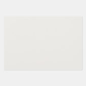 Weiche bauschige Cloud-White-Farbe des Jahres Geschenkpapier Set (Vorderseite)