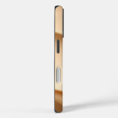 Weiche, beige Abstrakte Waves Case-Mate iPhone Hülle (Rückseite / Rechts)