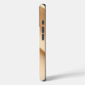 Weiche, beige Abstrakte Waves Case-Mate iPhone Hülle (Rückseite / Links)
