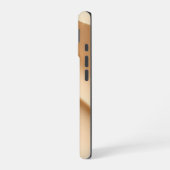 Weiche, beige Abstrakte Waves iPhone 16 Hülle (Linke Seite)