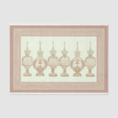 Weiche Beige Parfümflaschen Dekanoren AD9 Decoupag Seidenpapier (Vorderseite)