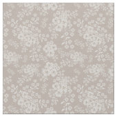 Weiche, beige Wildblumen blühen Stoff (Nahaufnahme)