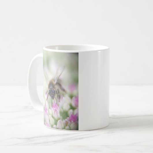 Weiche Biene Kaffeetasse (Vorderseite Links)
